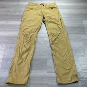 Arc'teryx Pants Mens 29 Beige Softshell Hiking Zip Pocket Stretch Outdoor